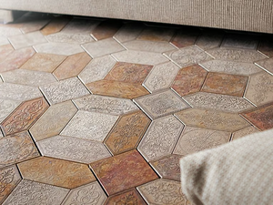 DECO' - CASALE PICCOLO - Marble mosaic - Floor tile-stone by Lithos Mosaico Italia