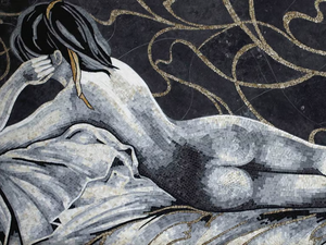 LES DEMOISELLES - Marble mosaic - Floor tile-stone by Lithos Mosaico Italia