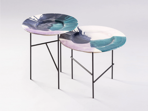 APERITIVO - Round ceramic coffee table - Side table by Liu Jo Living Collection