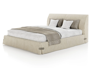 BOTTOM UP - Upholstered fabric double bed - Bed frame by Liu Jo Living Collection