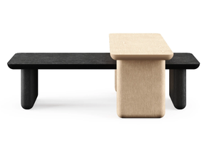 CAILLOU - Wooden bench - Bench by Liu Jo Living Collection