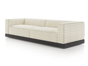 CARING STRIPES - 3 seater fabric sofa - Sofa by Liu Jo Living Collection