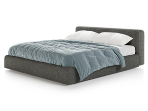 CARING STRIPES - Fabric double bed with upholstered headboard - Bed frame by Liu Jo Living Collection