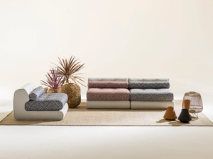 GLAM - Fabric garden sofa - Sofa by Liu Jo Living Collection