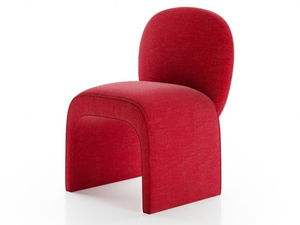 GUEST - Sled base upholstered fabric chair - Chair by Liu Jo Living Collection