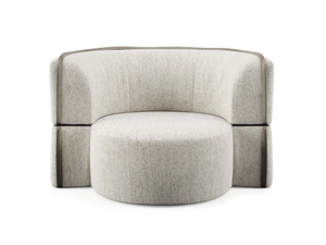 SOFT ISLAND - Upholstered fabric armchair with armrests - Armchair by Liu Jo Living Collection