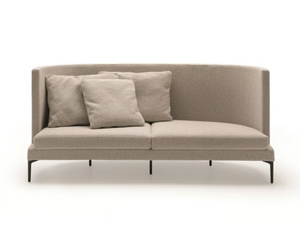 CLAN - Curved fabric sofa - Sofa by Living Divani