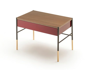 ERA - Rectangular bedside table with drawers - Side table by Living Divani