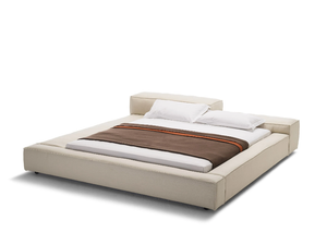 EXTRASOFT - Fabric double bed with removable cover - Bed frame by Living Divani