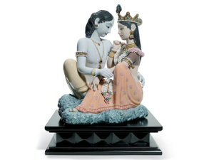 DIVINE LOVE COUPLE - Porcelain decorative object - Styling by Lladró