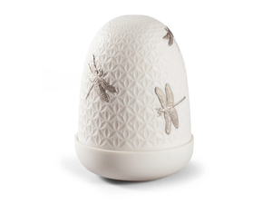 DRAGONFLIES DOME - LED porcelain table lamp - Table lamp by Lladró