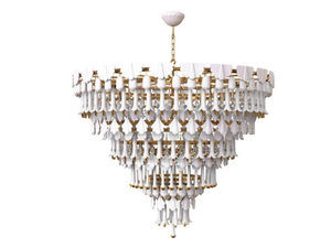 SEASONS 140cm - Porcelain chandelier - Ceiling lamp by Lladró