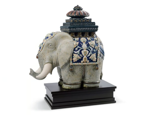 SIAMESE ELEPHANT - Porcelain decorative object - Styling by Lladró