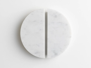 ARC - Carrara marble furniture handle - Furniture accessories by Lo & Co Interiors