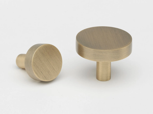 ASCOT - Brass furniture knob - Furniture accessories by Lo & Co Interiors
