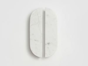DOT - Carrara marble furniture handle - Furniture accessories by Lo & Co Interiors
