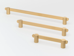 INTERSECT - Brass Bridge furniture handle - Furniture accessories by Lo & Co Interiors