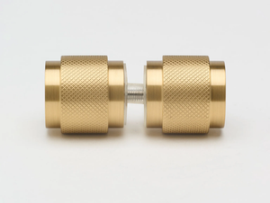 KINTORE - Brass furniture knob for shower cabin - Shower by Lo & Co Interiors