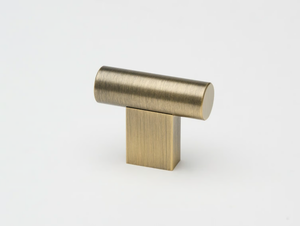 T PULL - Brass furniture knob - Furniture accessories by Lo & Co Interiors