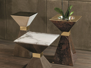 ANDY - Wooden coffee table / plant pot - Coffee table by Longhi