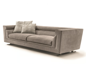 ANSEL - 3 seater leather sofa - Sofa by Longhi