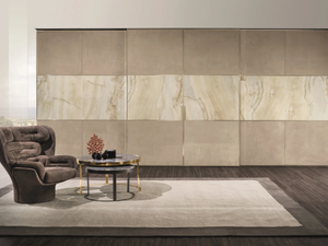 BE MINE - Leather boiserie - Paneling by Longhi