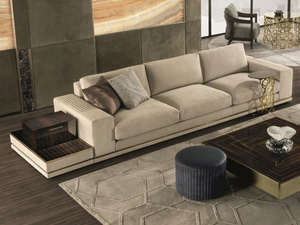 COHEN - 3 seater leather sofa - Sofa by Longhi