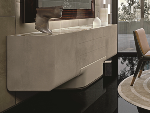 DO - Leather sideboard with drawers - Cabinet by Longhi