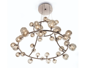 DUCALE - LED blown glass pendant lamp - Ceiling lamp by Longhi