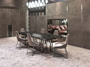 ENDLESS - Leather boiserie - Paneling by Longhi