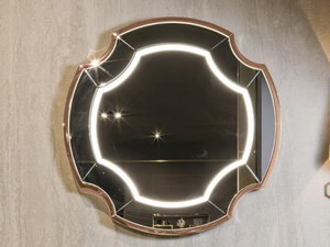 GRAYDON LIGHT - Wall-mounted mirror with integrated lighting - Sanitary accessories by Longhi