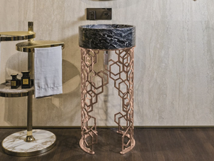 JACQUELINE - Freestanding round washbasin - Washbasin by Longhi