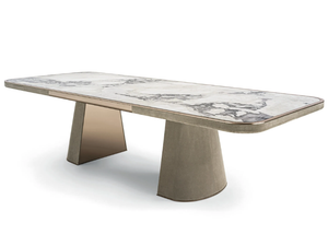 JOURNEY - Rectangular marble table - Table by Longhi
