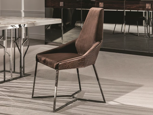 MIU - Upholstered leather chair - Chair by Longhi