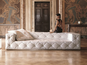 MUST - Tufted leather sofa - Sofa by Longhi