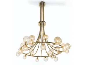 RIALTO - LED blown glass pendant lamp - Ceiling lamp by Longhi
