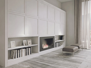 AETERNA - Wooden TV wall system - Cabinet by L'Origine