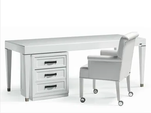 ALLEN - Oak writing desk with drawers - Desk by L'Origine