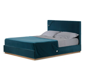 ORIANA - Double bed with upholstered headboard - Bed frame by L'Origine