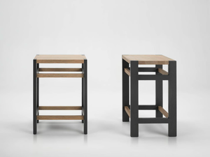 LELLO - Ash stool - Stool by L'Ottocento