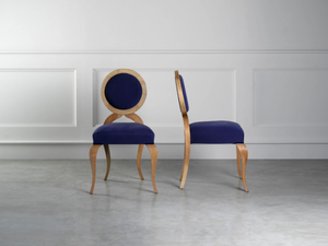 LOTTOSEDIA - Medallion upholstered fabric chair - Chair by L'Ottocento