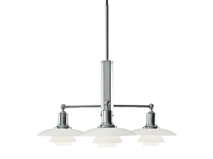 PH 2/1 STEM FITTING - LED aluminium chandelier - Ceiling lamp by Louis Poulsen