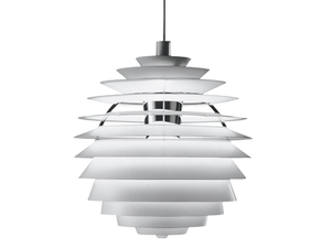 PH LOUVRE - LED aluminium pendant lamp - Ceiling lamp by Louis Poulsen