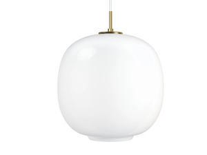 VL45 RADIOHUS - Opal glass pendant lamp - Ceiling lamp by Louis Poulsen