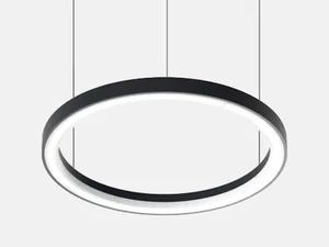 FILE FLEX CIRCLE DIFFUSED 24V - LED extruded aluminium pendant lamp - Ceiling lamp by Lucifero's