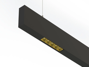FILE H - LED extruded aluminium pendant lamp - Ceiling lamp by Lucifero's