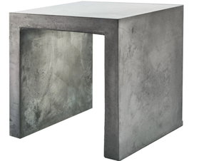 PANCHETTO - With light cement garden stool - Stool by Lucifero's