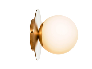 KREMA 0806-LA40 - Glass and aluminium wall light - Wall lamp by Luminaire Authentik