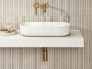 DESIGNO - Countertop oval single Resin Stone washbasin - Washbasin by LUSSO