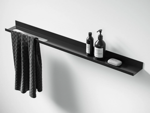 DESIGNO - Stainless steel bathroom wall shelf - Cabinet by LUSSO